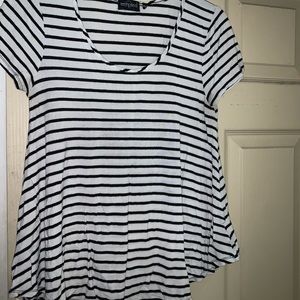 Black and white stripped shirt